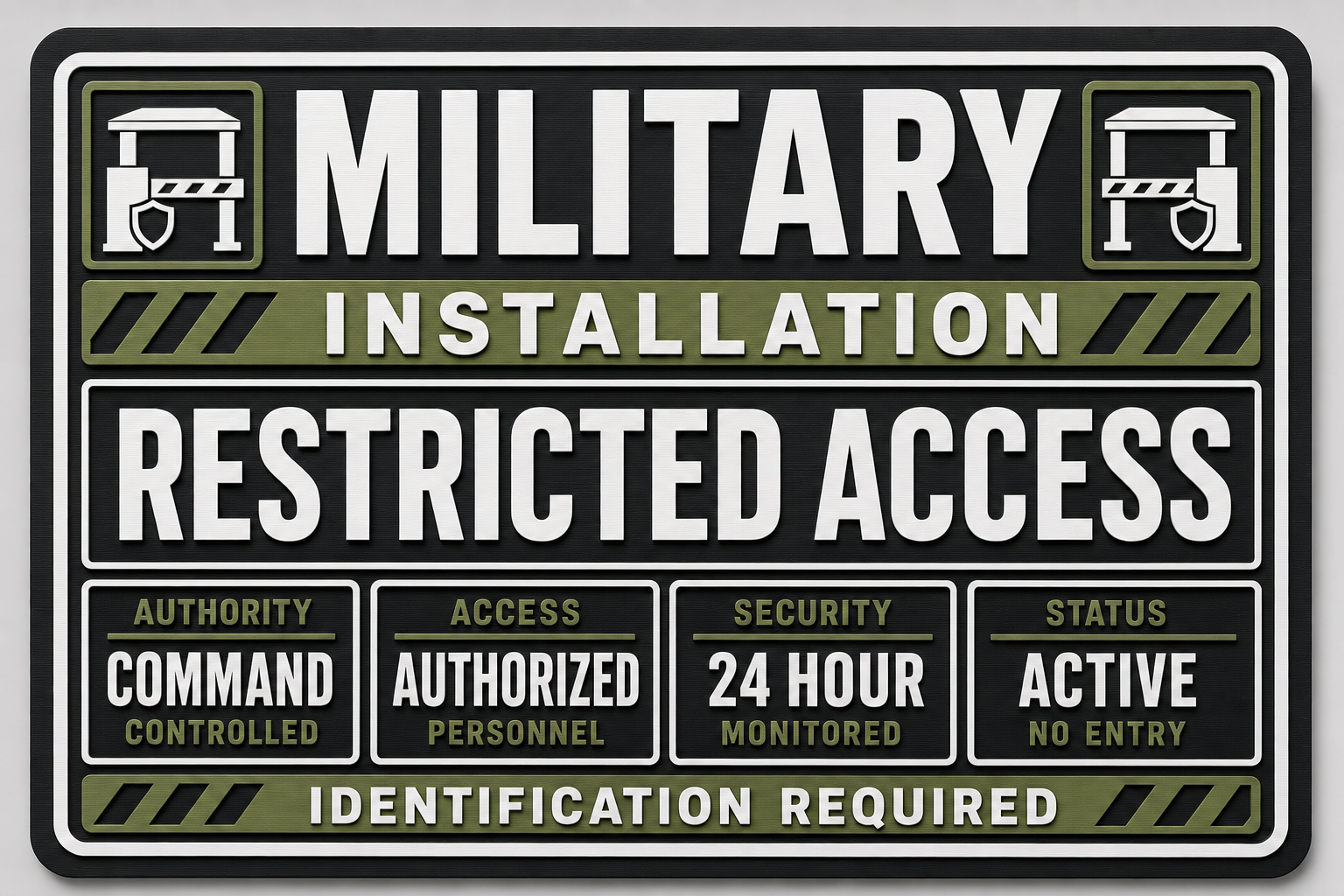 Restricted Military Installation