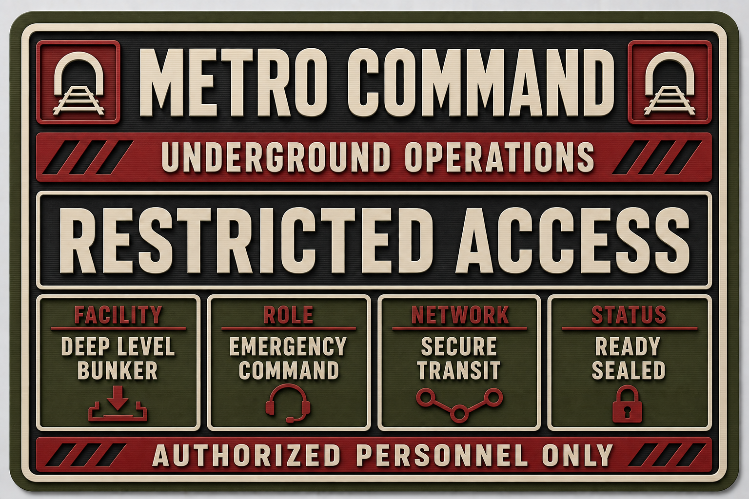 Underground Metro Command